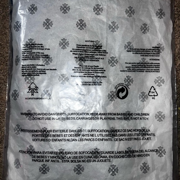 Chrome Hearts Black Tee with Multicolor Crosses - Picture 3 of 4